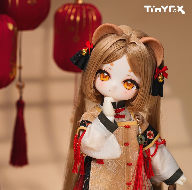Tinyfox Weasel Money Drawing 27.5cm/10.8In Bjd Full Set Official Action Figure