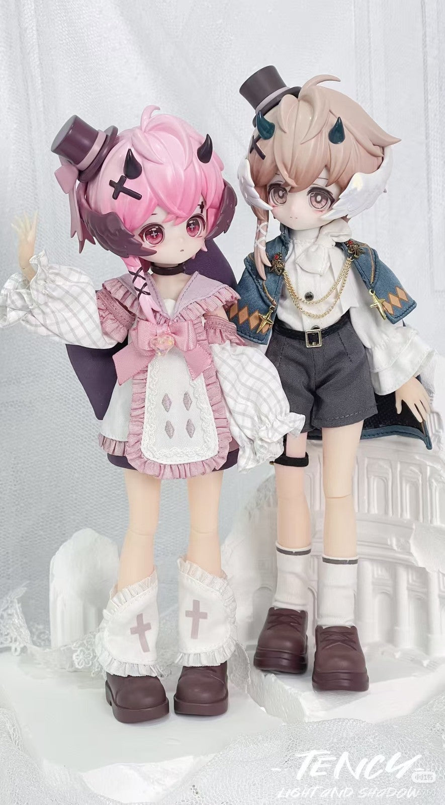 Tency Tianzhiyi Light and Shadow 10.8" Bjd Dressable Action Figure Gift In Stock