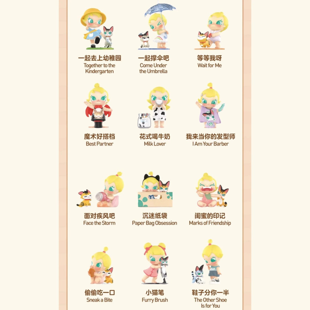 POP MART Molly & Tabby Series Figures Blind Box Confirmed 2.76-3.54inches