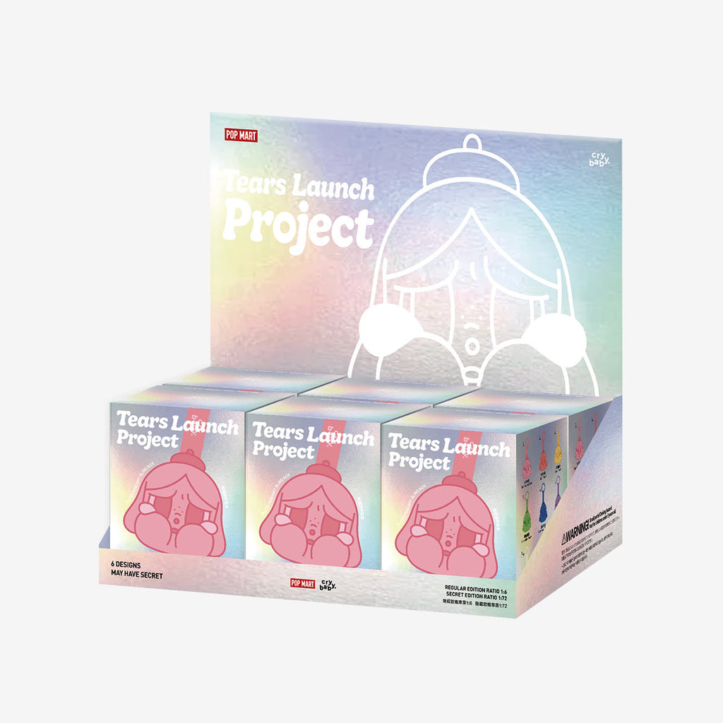 POP MART CRYBABY Tears Launch Project Series-Plush Pendant Blind Box Authentic