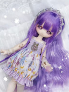Inedible's Doll Flora Purple Stillwind Myth 15.5cm/6.1In Bjd Action Figure Gift