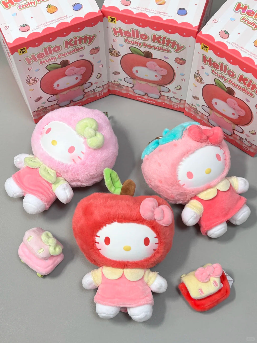 TopToy Hello Kitty Fruity Paradise Plush Series Toys Confirmed Blind Box Figure