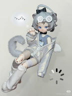 Lunar Lore Zizi Siamese Cat Miao 16.2cm/6.3In Bjd Dressable Action Figure Gift