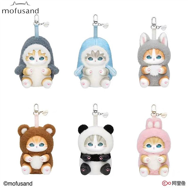 Mofusand Kiramekko Fluffy Kittens Animal Cos Plush Vinyl Pendant Gift In Stock