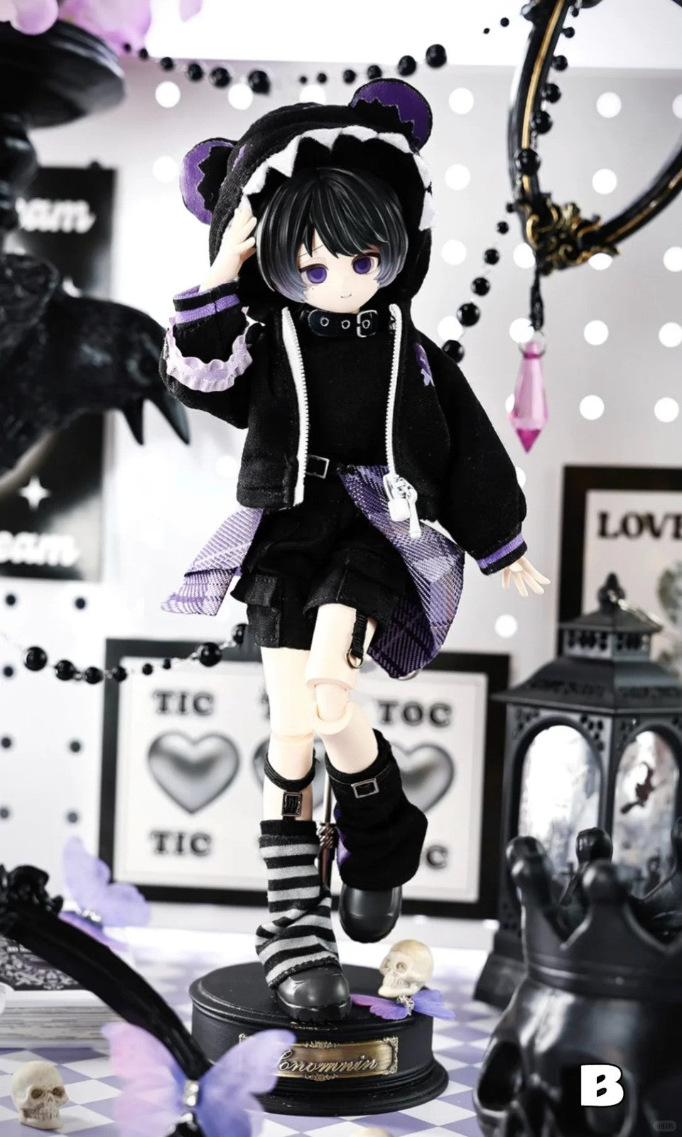 Pre-Sale Visions Paradise Mulberry Blackberry Bear 8.8In Bjd Action Figure Gift