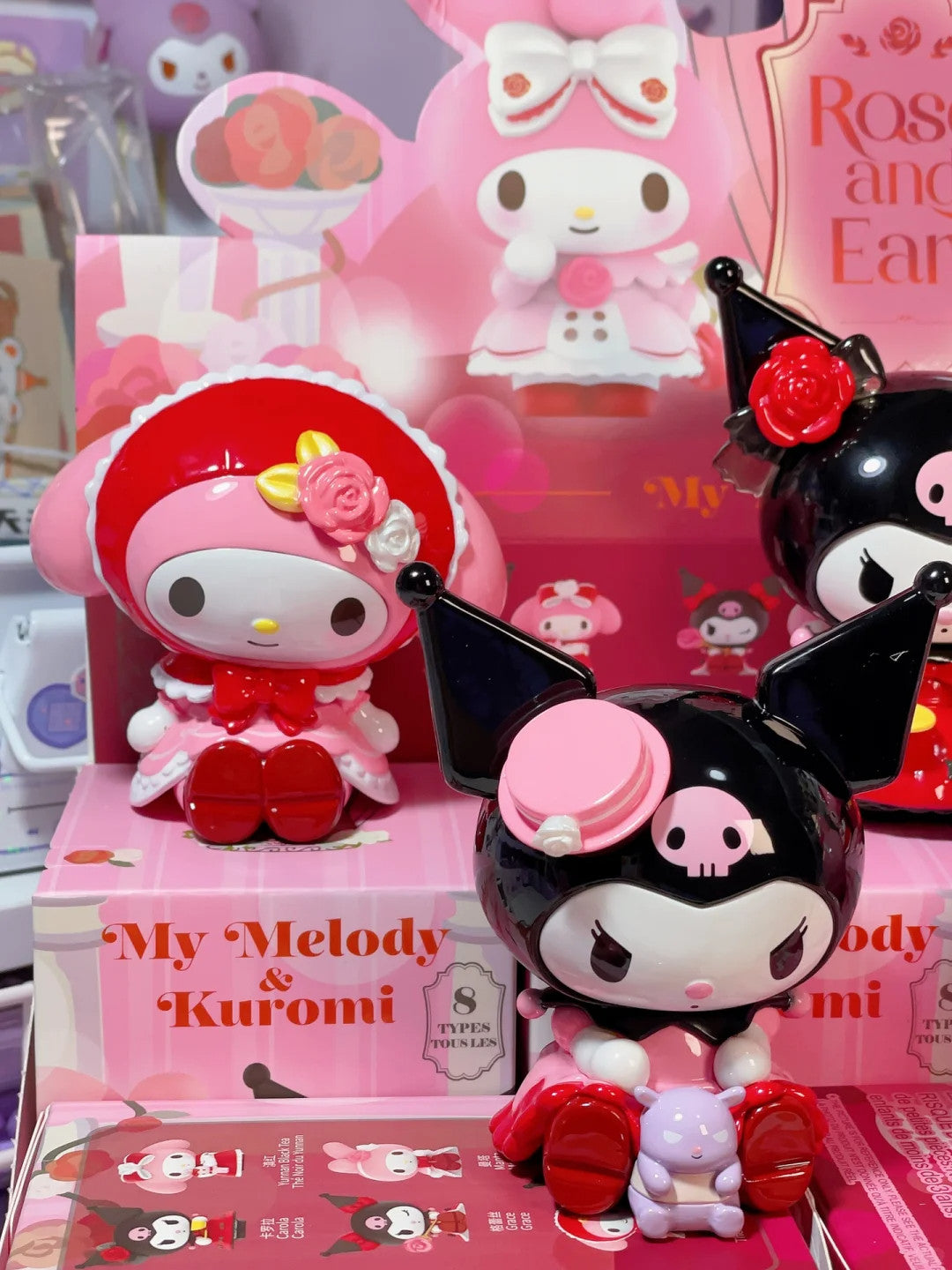 MINISO Sanrio My Melody & Kuromi Rose & Earl Series Confirmed Blind Box Figure