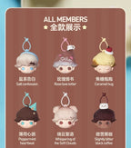 Authentic DIMOO WORLD Crush On Coffee Series Blind Box Earphone Bag