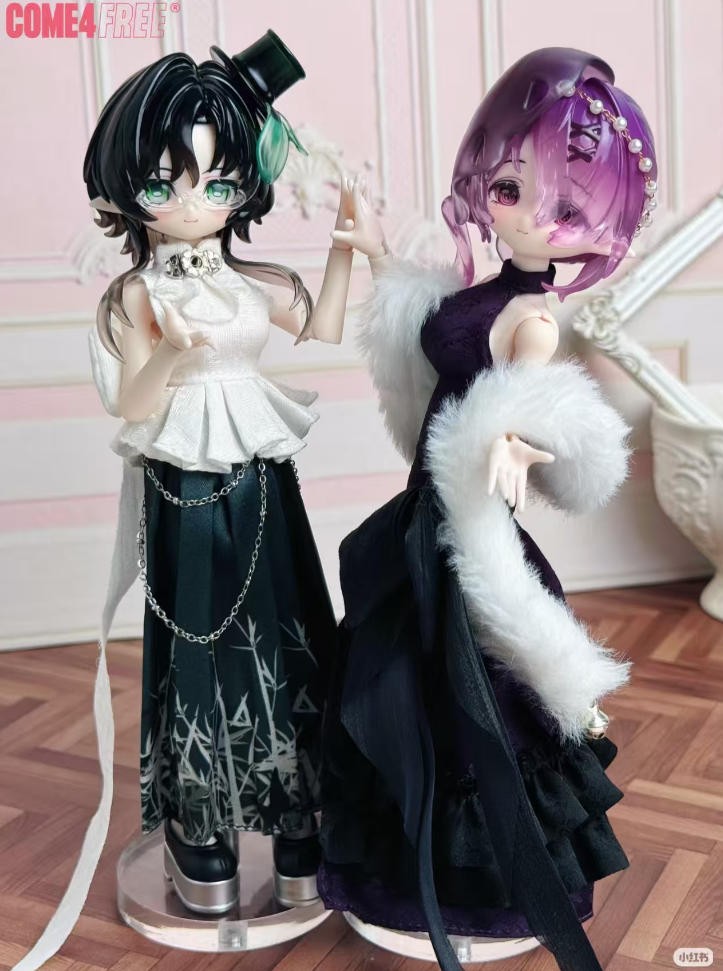 Come4Free ZhiLing Prophecy Draw Lots Spirit 7.4in Bjd Dressable Action Figure