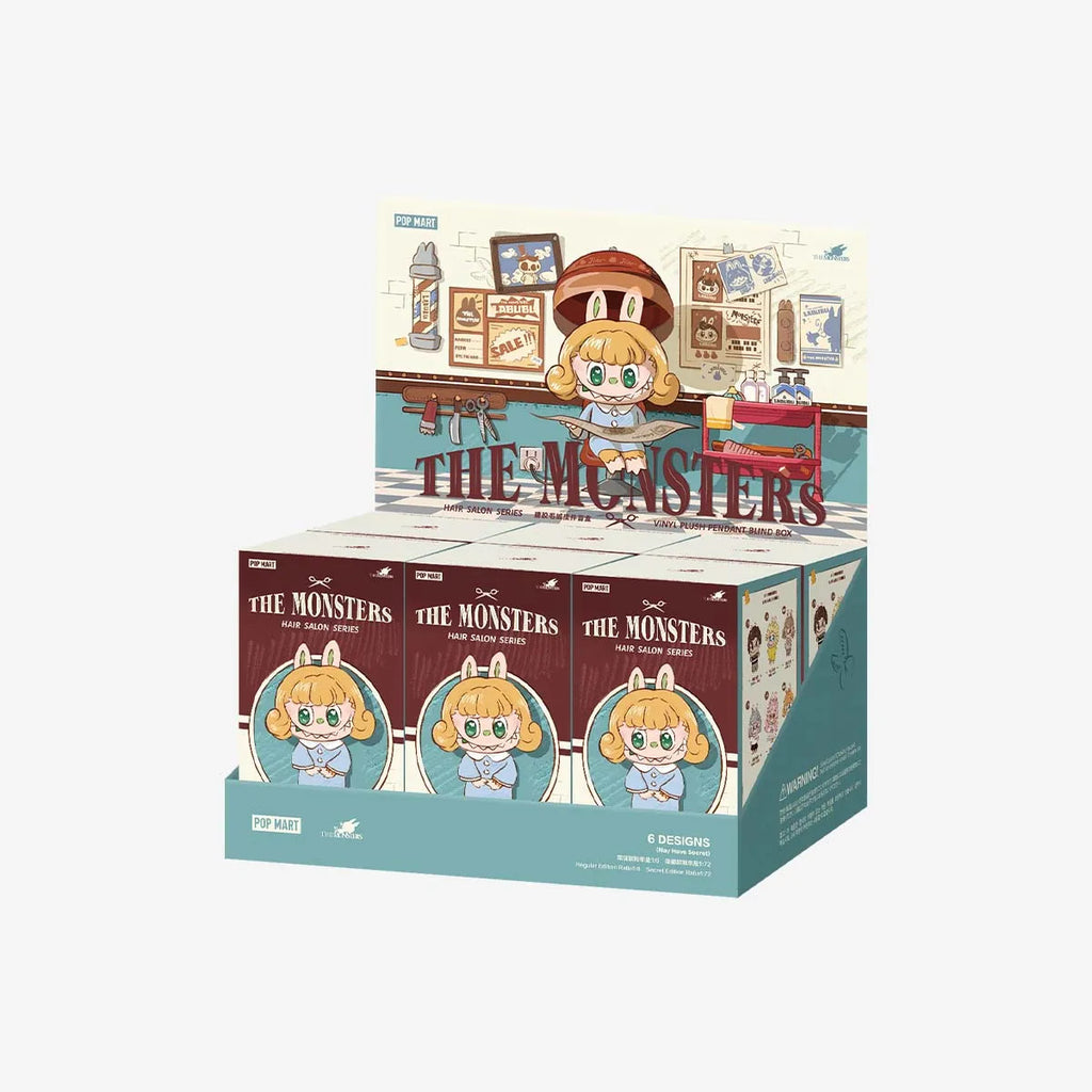 POP MART THE MONSTERS Hair Salon Series - VinylPlush Pendant Confirmed Authentic