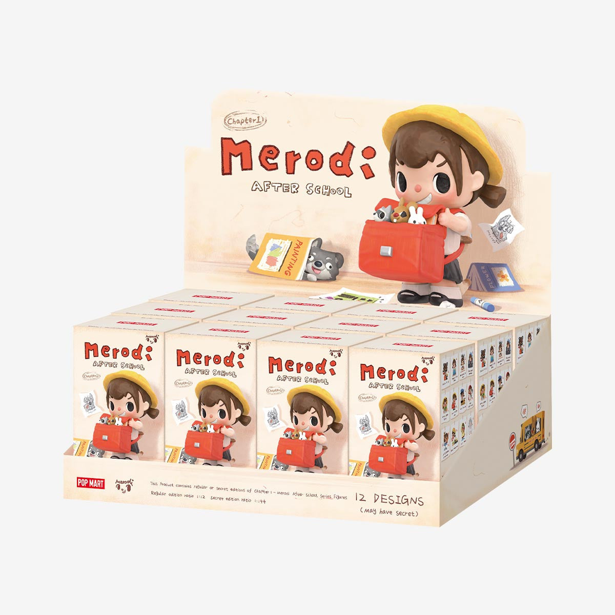 POP MART Chapter 1 – Merodi After School Series Figures Authentic Hot Toy Gift
