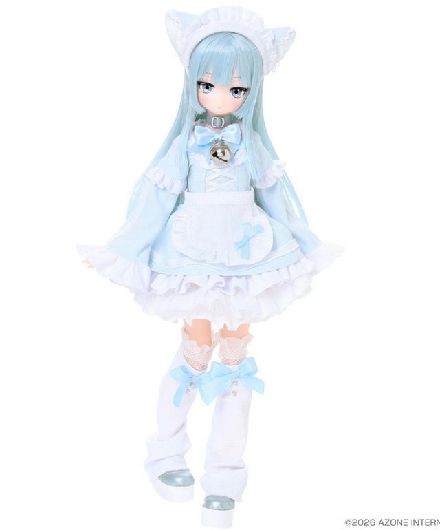 Pre-Sale Azone Pop’N Soda Maid Strawberry Sweet Blue Soda 8.4In 1/6 Bjd Full Set