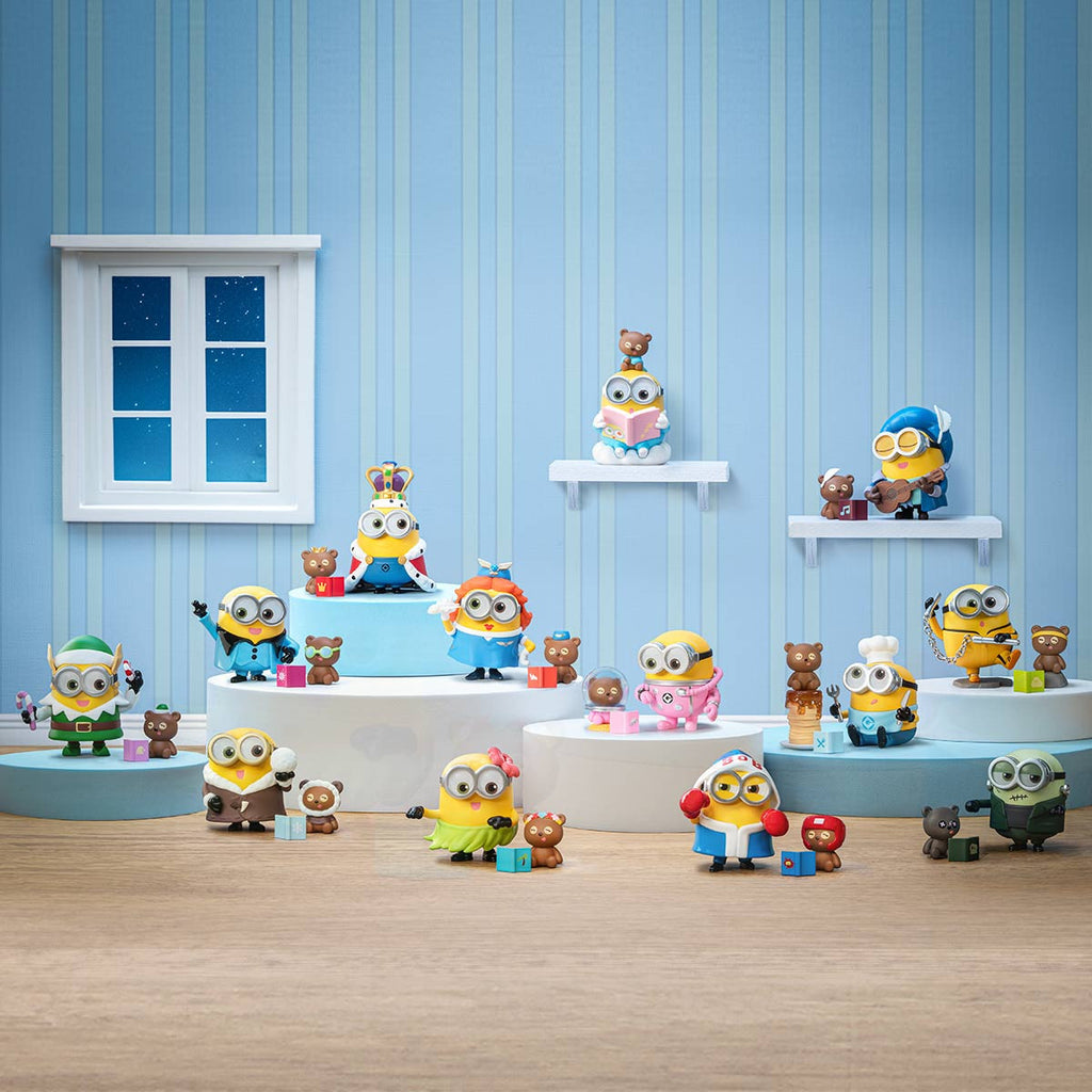 POP MART Minions Bedtime Stories by Bob and Tim Series Figures 1.97-3.54inches