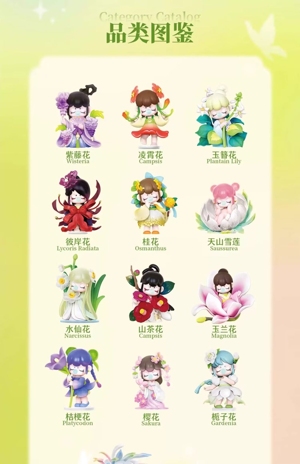 Rolife Nanci Flower Stories Series Blind Box Confirmed Figure Toy New Doll