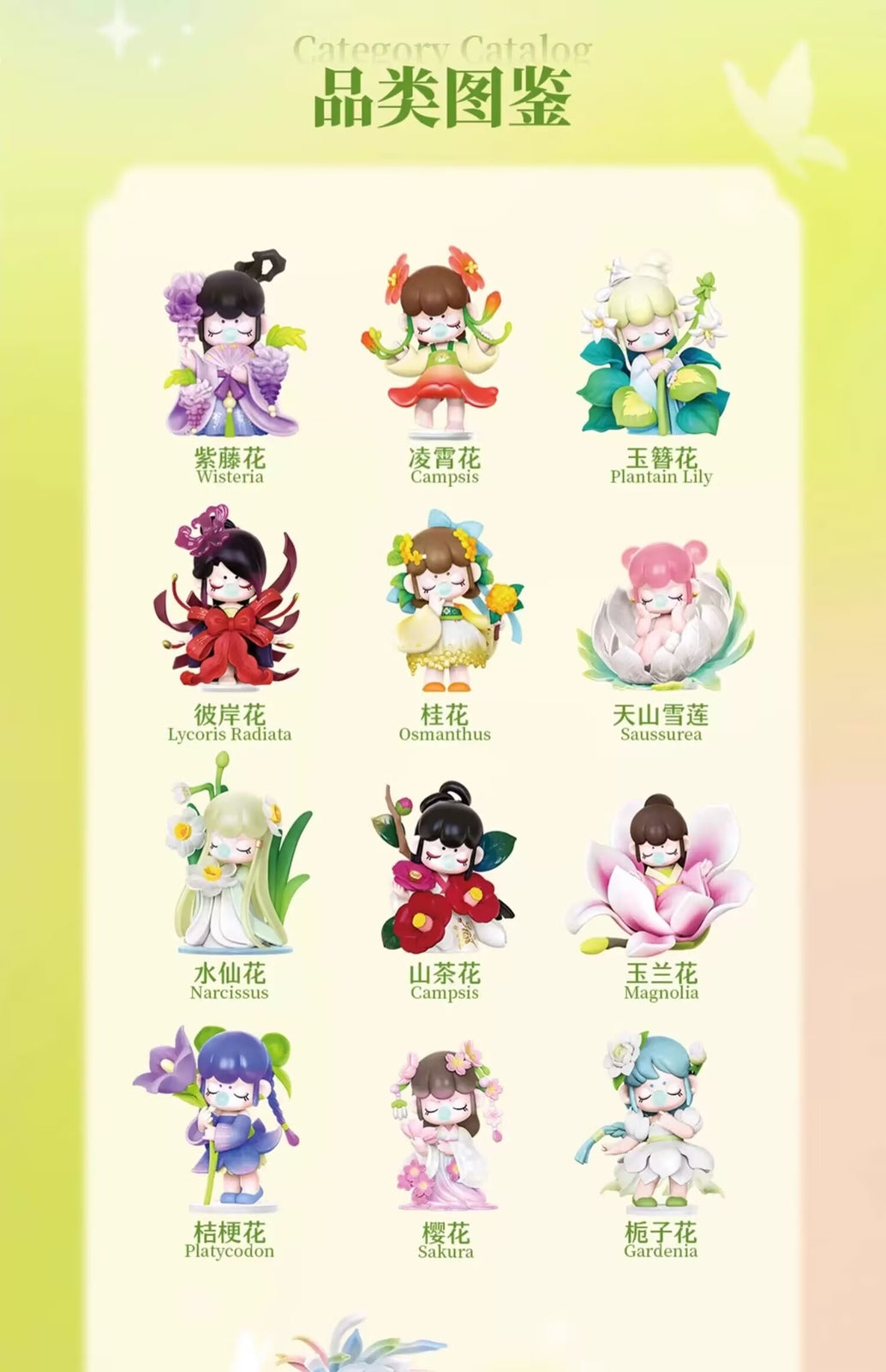 Rolife Nanci Flower Stories Series Blind Box Confirmed Figure Toy New Doll