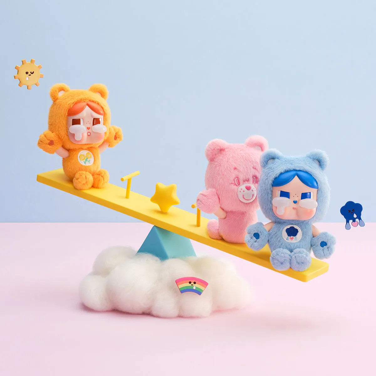 POP MART CRYBABY x Care Bears Series - Vinyl Plush Pendant Confirmed Authentic