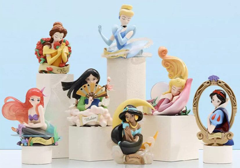 52Toys X Disney Princess Art Gallery Series Confirmed Blind Box Figure Toys Gift