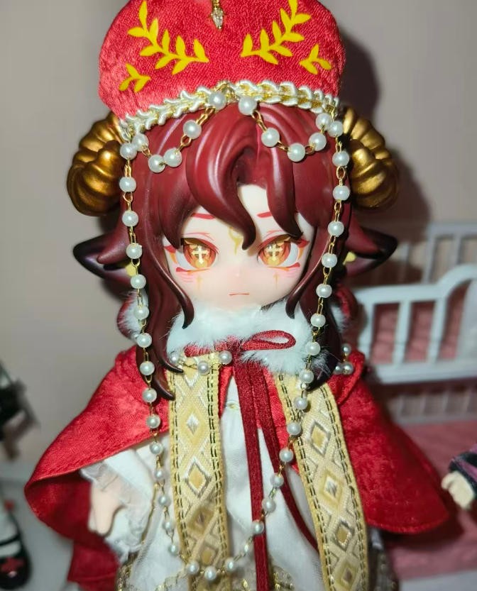 Sheep Cardinal for Moon Luna Series Bjd Limited Hang Card Dressable Doll Gift