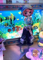 Whirly Radio Waves Ocean Sweet Girl 25.6cm/10In Bjd Dressable Action Figure Gift
