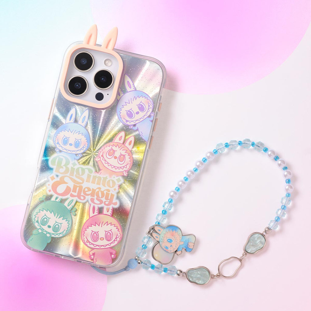 POP MART LABUBU THE MONSTERS Big into Energy Series-Phone Charm Blind Box