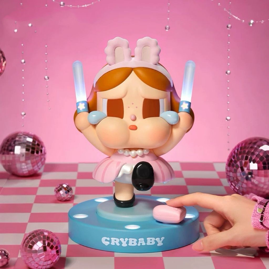 Authentic CRYBABY SHINY SHINY Series Lamp Beside Desk Trend Cute Art Toys