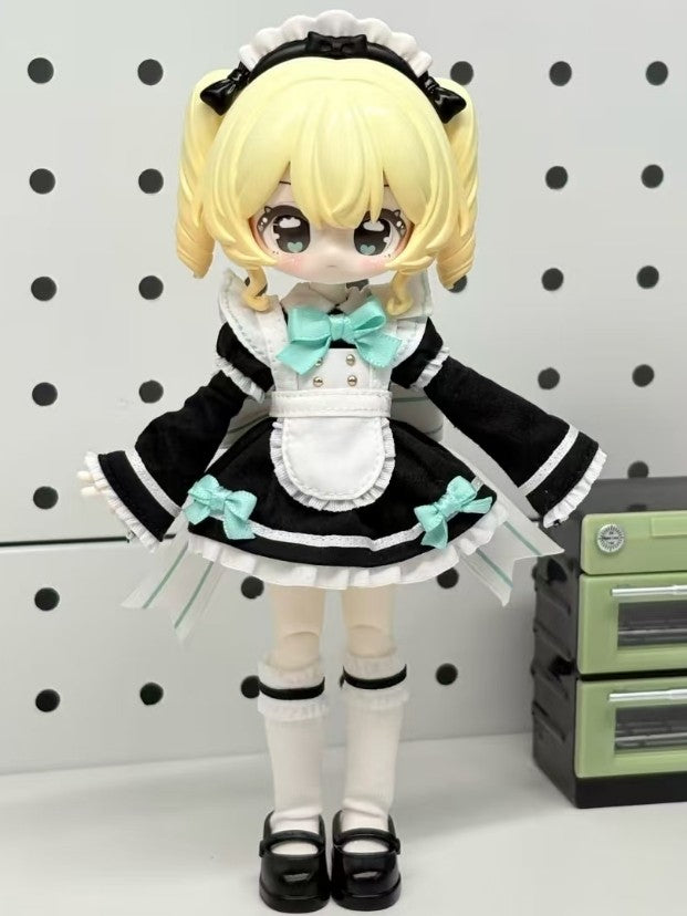 Unveiled Door Maid Outfit Kitchen Butler The Key Collection 16.8cm/6.6" Bjd Doll