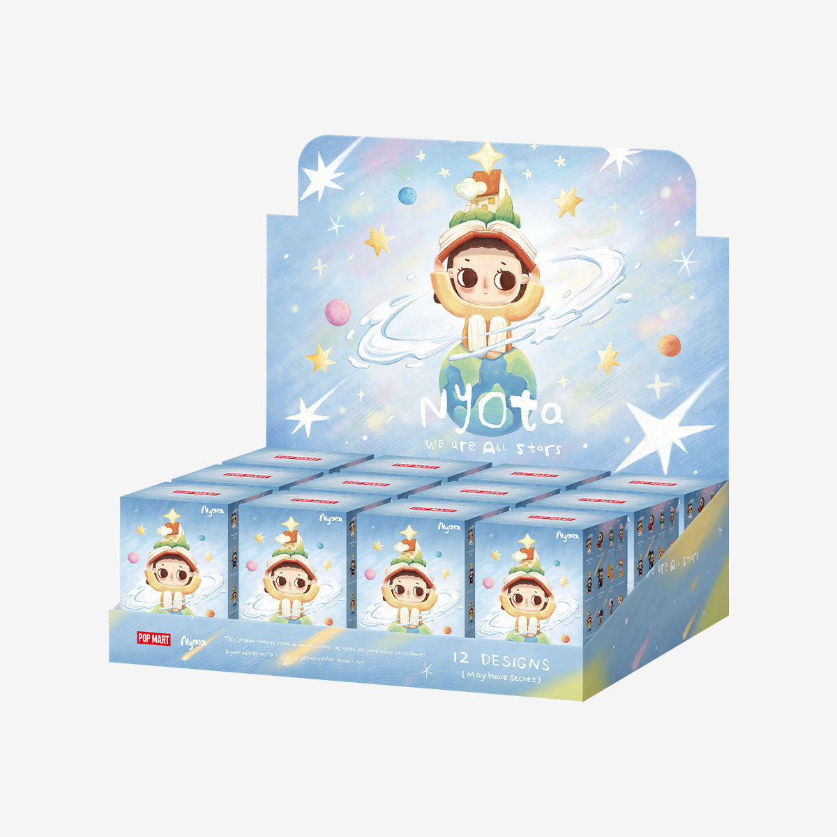 POP MART Nyota We are All Stars Series Figures 2.36-3.54inches Authentic