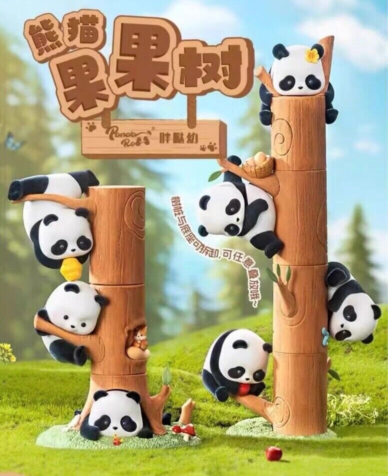 52Toys Panda Roll Panda Fruit Tree Series Confirmed Blind Box Figure Toys Gift