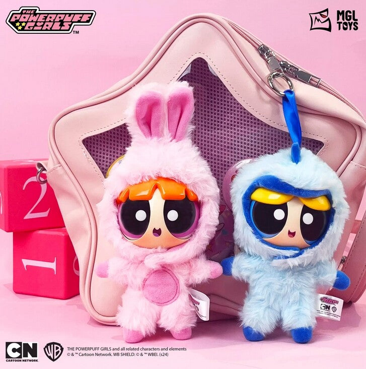 Powerpuff Blossom Bubbles Plush Party 7~8.6In Confirmed Pendants Action Figure