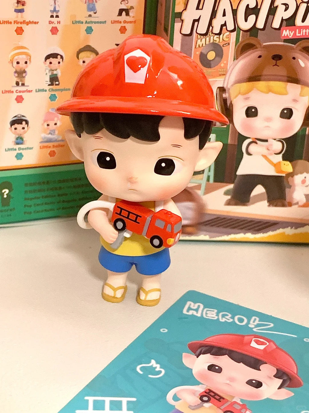 POP MART HACIPUPU My Little Hero Series Blind Box Confirmed Figure Hot Toys Gift