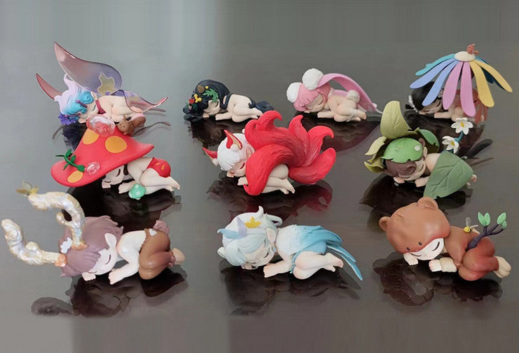 52TOYS Sleep Forest Elves Fairy Girl Series Confirmed Blind Box Figure Toys Gift