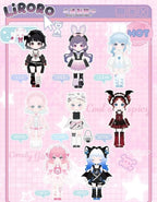 Liroro Iridescent Flames Binary Sweetheart Series Bjd Action Figure