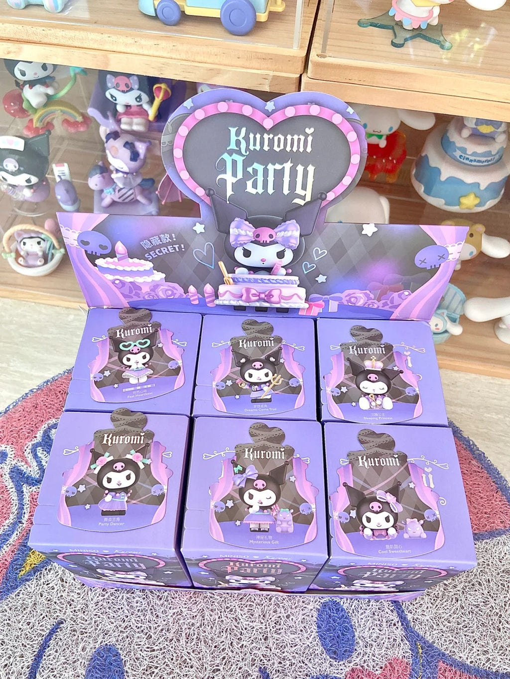 Miniso Sanrio Kuromi Birthday Party Series Confirmed Blind Box Figure Toys Gift