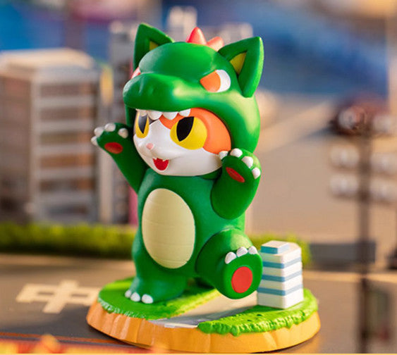 Authentic X Konatsuya Konatsu Kaiju Negora Cat Series Confirmed Blind Box Figure