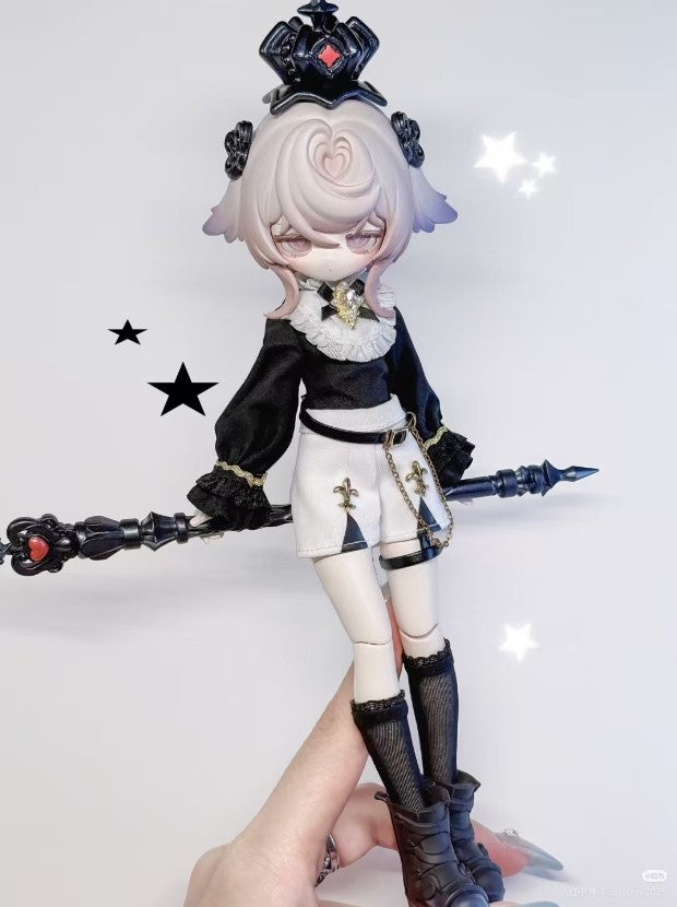 4Pcs Lunar Lore Moonlight Fairy Tale 6.4In Bjd Dressable Action Figures