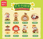 MINISO Disney Chip and Dale Chestnut Fight Series Blind Box Figure Toy ..
