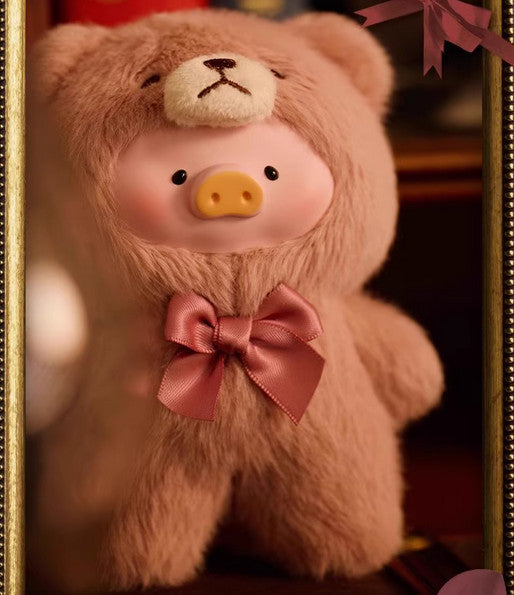 52TOYS LULU PIG VINTAGE TEDDY SERIES CONFIRMED BLIND BOX FIGURES TOY PLUSH DOLL