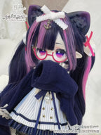 Meki Guoguo Fluffy Good Night 24cm/9.4In Bjd cute Dressable Action Figure Gift