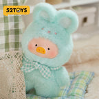 6Pcs Lulu The Piggy Teddy/Bunny Joyful Time Action Figures Vinyl Pendants