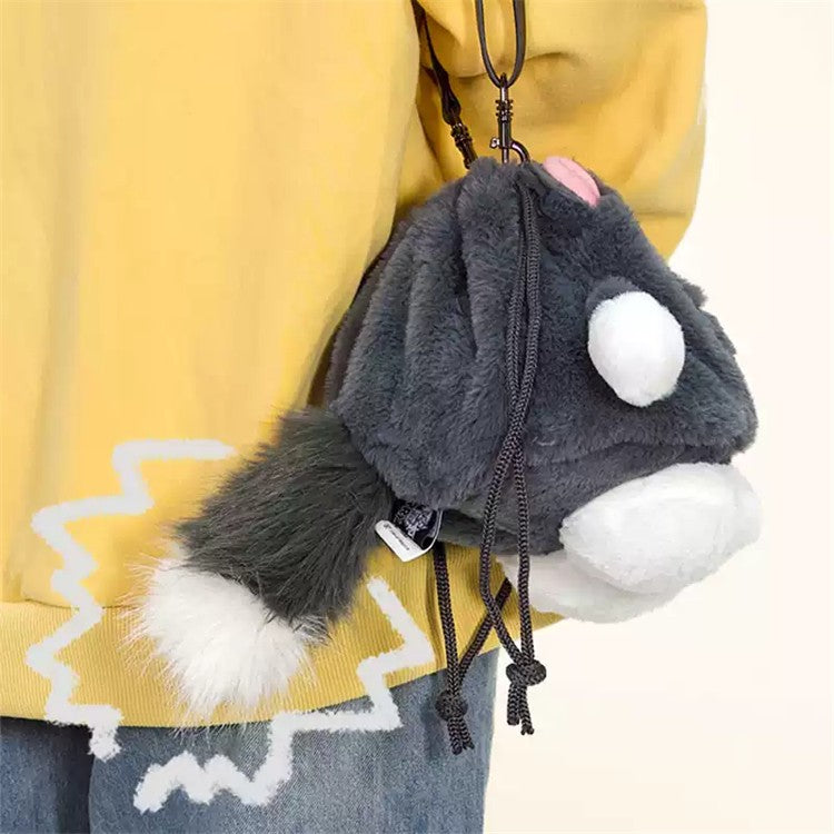 Afgh Tom and Jerry Tom Bucket Bag 20cm/7.8" Plush Doll Lovely Anime Genuine Gift