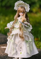 Come4Free Turquoise Parrot Saixiliya Feather Fog Poem 22cm/8.6In Bjd Dressable