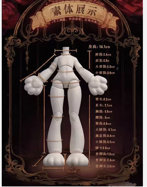 For Moon Luna Series Bjd Dressable Confirmed Action Figure Designer Toy Gift