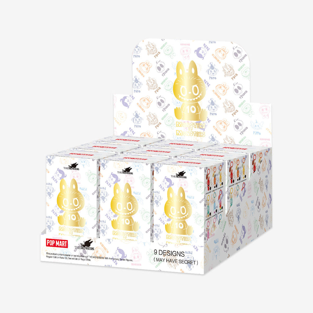 POP MART LABUBU THE MONSTERS 10th Anniversary Series Figures Authentic