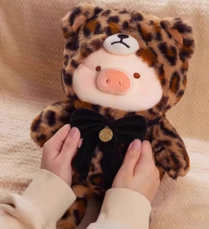 Toyzero Lulu The Piggy Leopard Teddy Winter's Embrace 11In Limited Action Figure