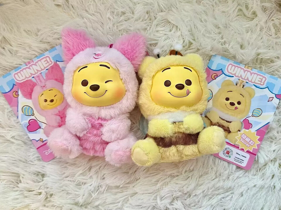Miniso Winnie The Pooh Plush Vinyl Blind Box Confirmed Figure Toys New