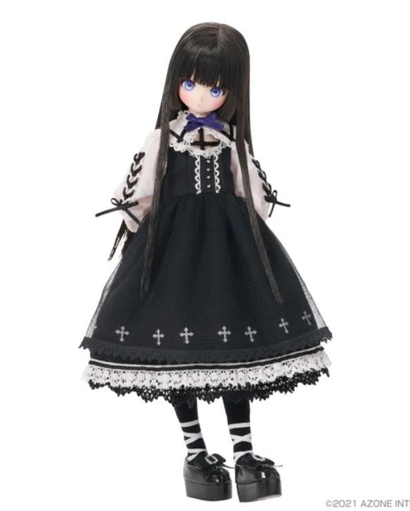 Azone Mii Black Cat Walking Path 23cm/9In 1/6 Cute Full Set Action Figure Gift