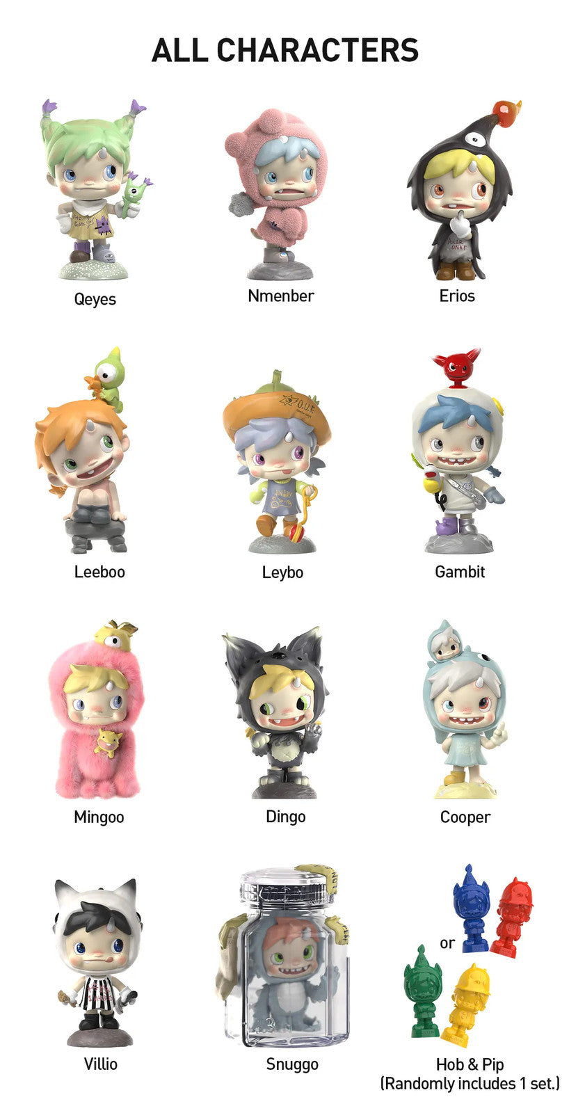 POP MART POLAR-Season 3 Polar In Monster Village Series Figures Authentic
