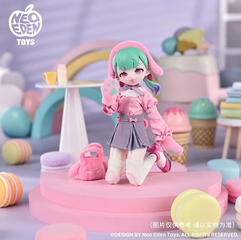 Neo Eden Eve Lynna HeartBreak Fluffy Bunny 7In Bjd Hang Card Action Figure