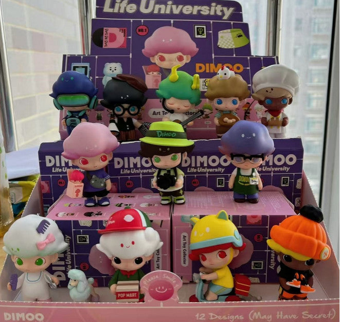 Authentic Dimoo Life University Series Blind Box Confirmed Figure Toy