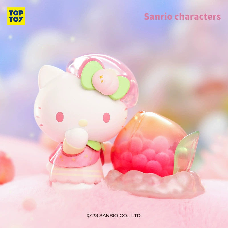 TOPTOY Sanrio Kuromi Genki Peach Series Blind Box Authentic Hot Toy Gift