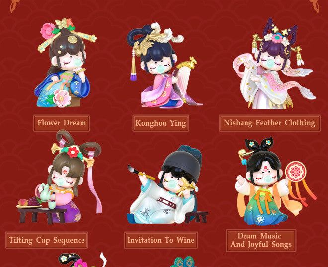 Rolife Nanci Life in the Tang Dynasty Series Confirmed Blind Box Figure Toy Gift